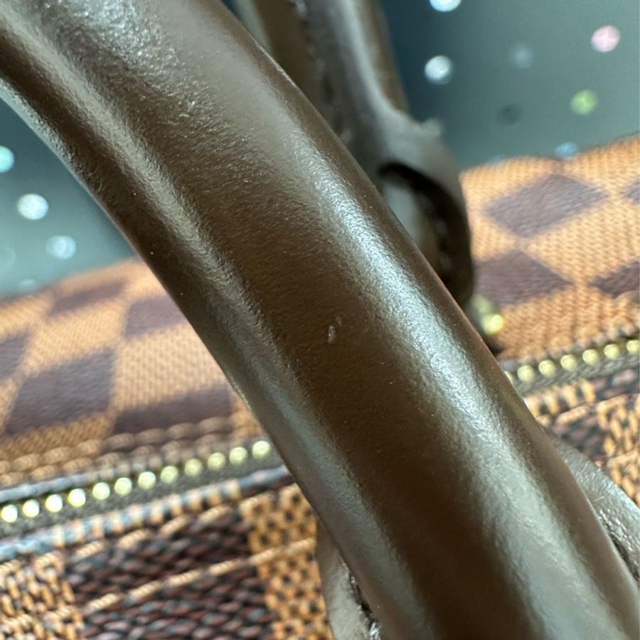 LV Speedy 30 啡色棋盤格 手提包-12