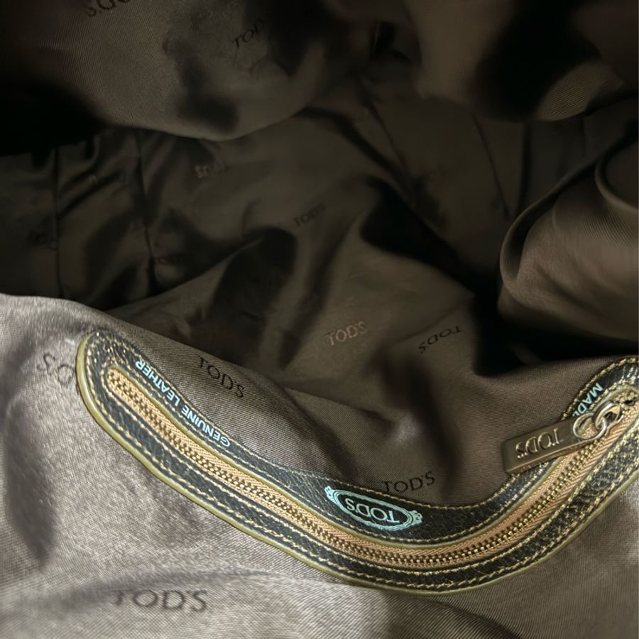 二手Tod’s 華麗金色肩背包（鏈條包）-13