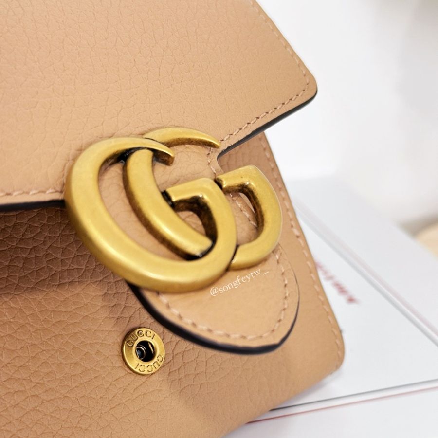 Gucci 雙G Logo 信封 兩折短夾-7