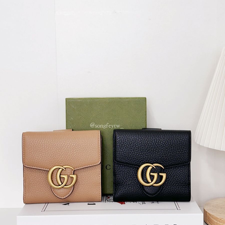 Gucci 雙G Logo 信封 兩折短夾-8