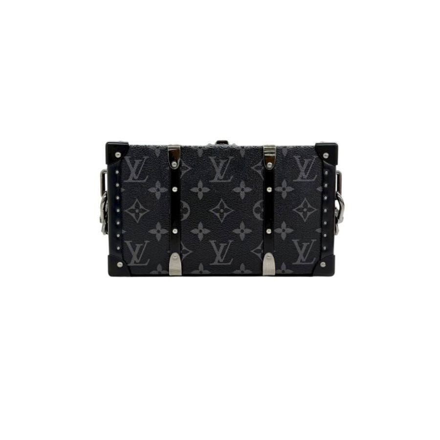 Louis Vuitton -黑灰色銀釦 Neo Wallet Trunk 硬殼斜背包-1