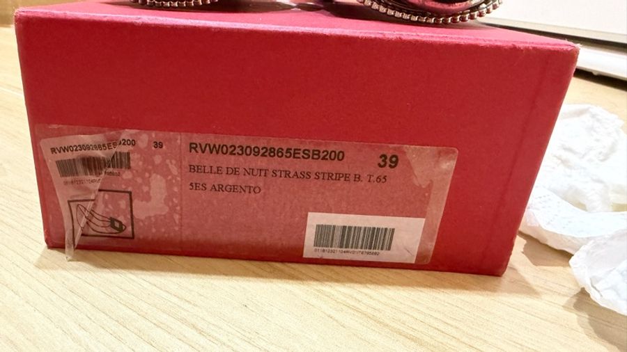 Roger Vivier Belle De Nuit Strass stripe EU39-4