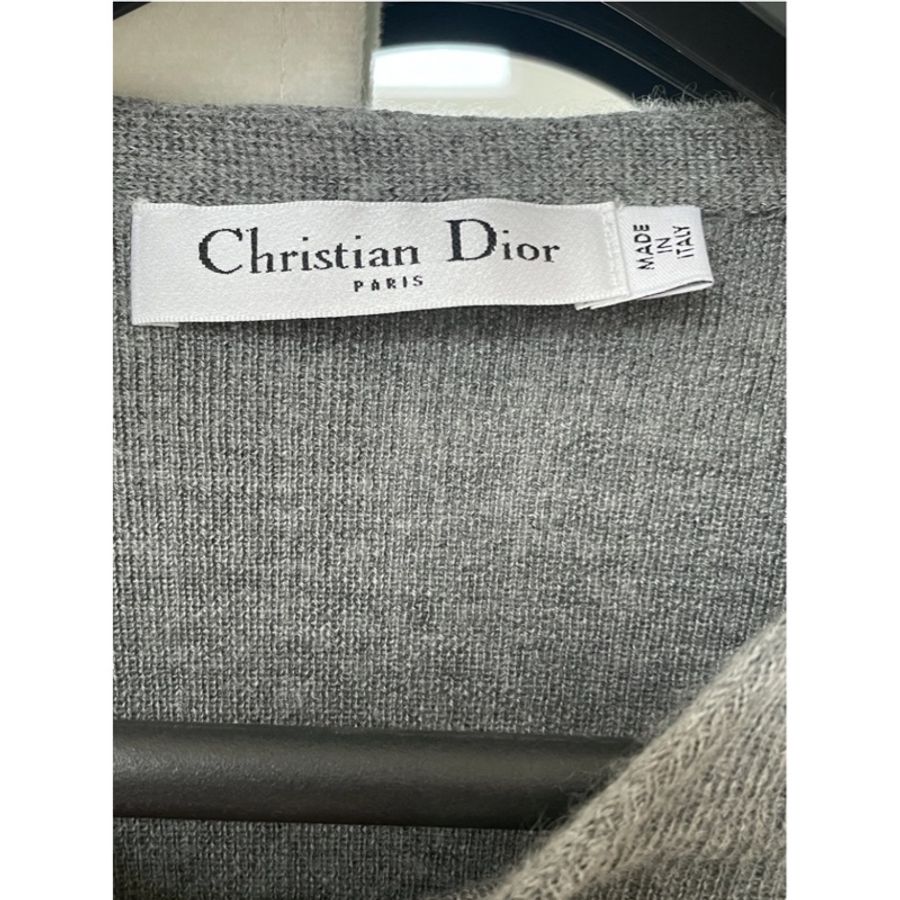 Dior 灰色羊絨薄上衣-3