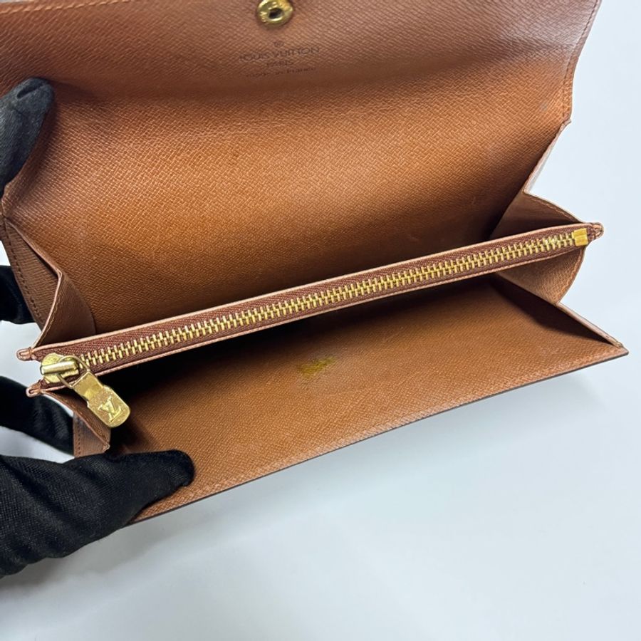(9成新🧺) LV 經典老花 長夾 專櫃21900!-7