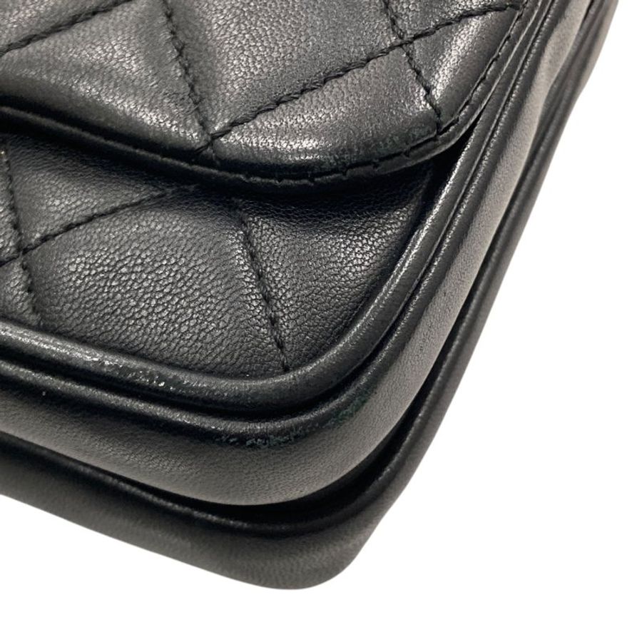 CHANEL 香奈兒 SS18 Citizen Chic 2WAY 羊皮 肩背包 黑色-10
