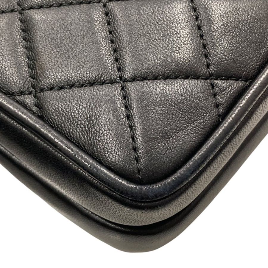 CHANEL 香奈兒 SS18 Citizen Chic 2WAY 羊皮 肩背包 黑色-12