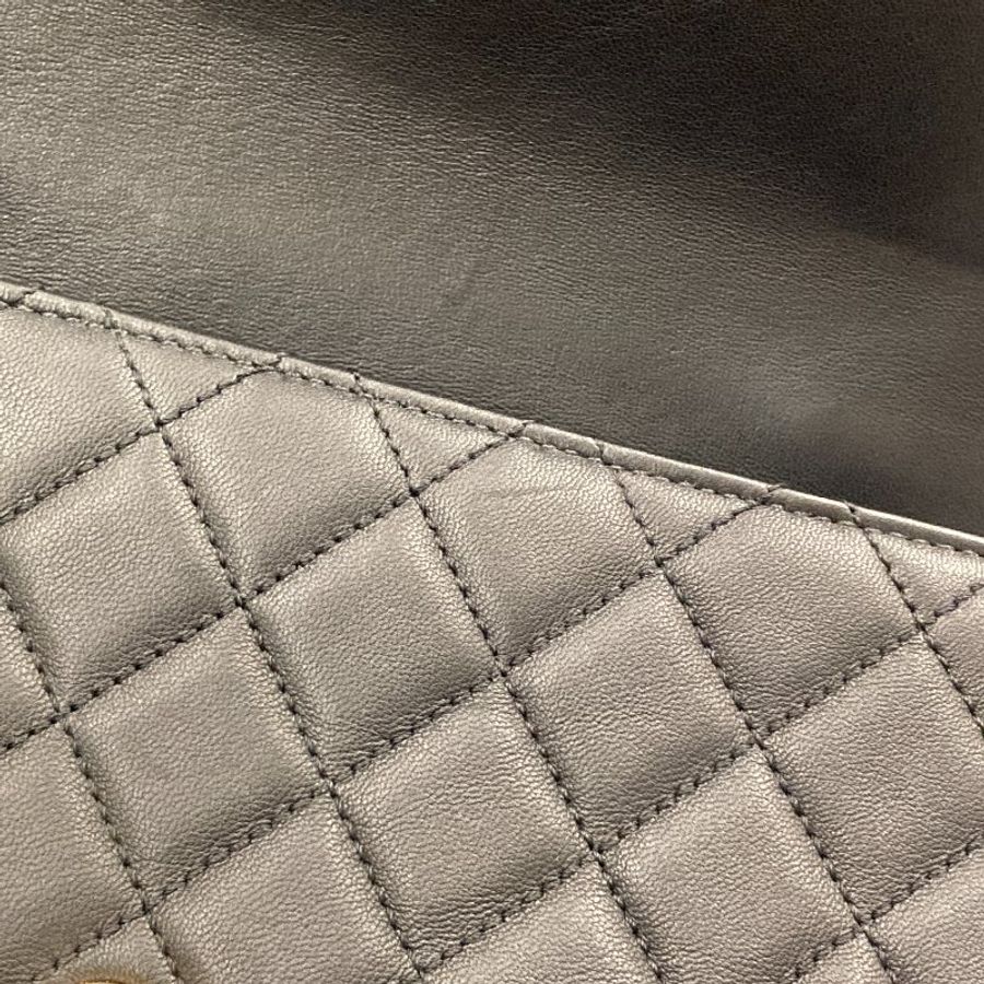 CHANEL 香奈兒 SS18 Citizen Chic 2WAY 羊皮 肩背包 黑色-13