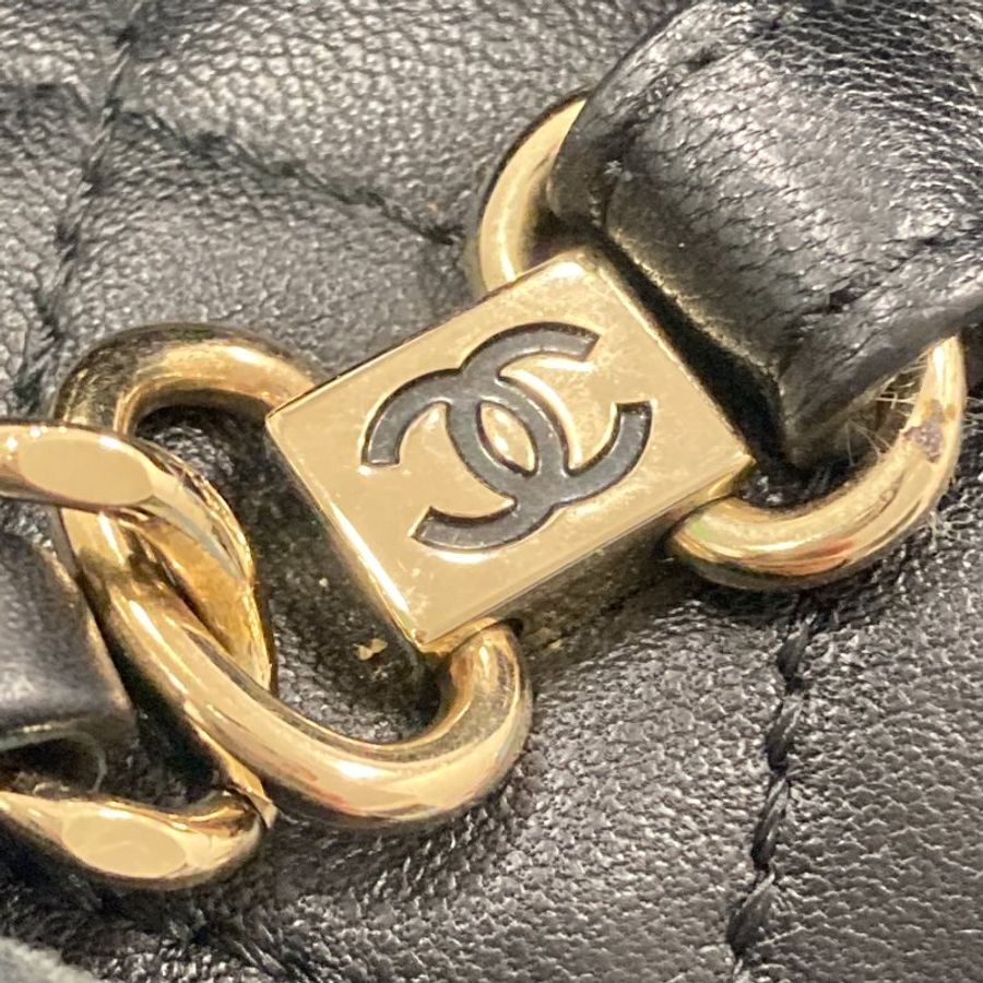 CHANEL 香奈兒 SS18 Citizen Chic 2WAY 羊皮 肩背包 黑色-21