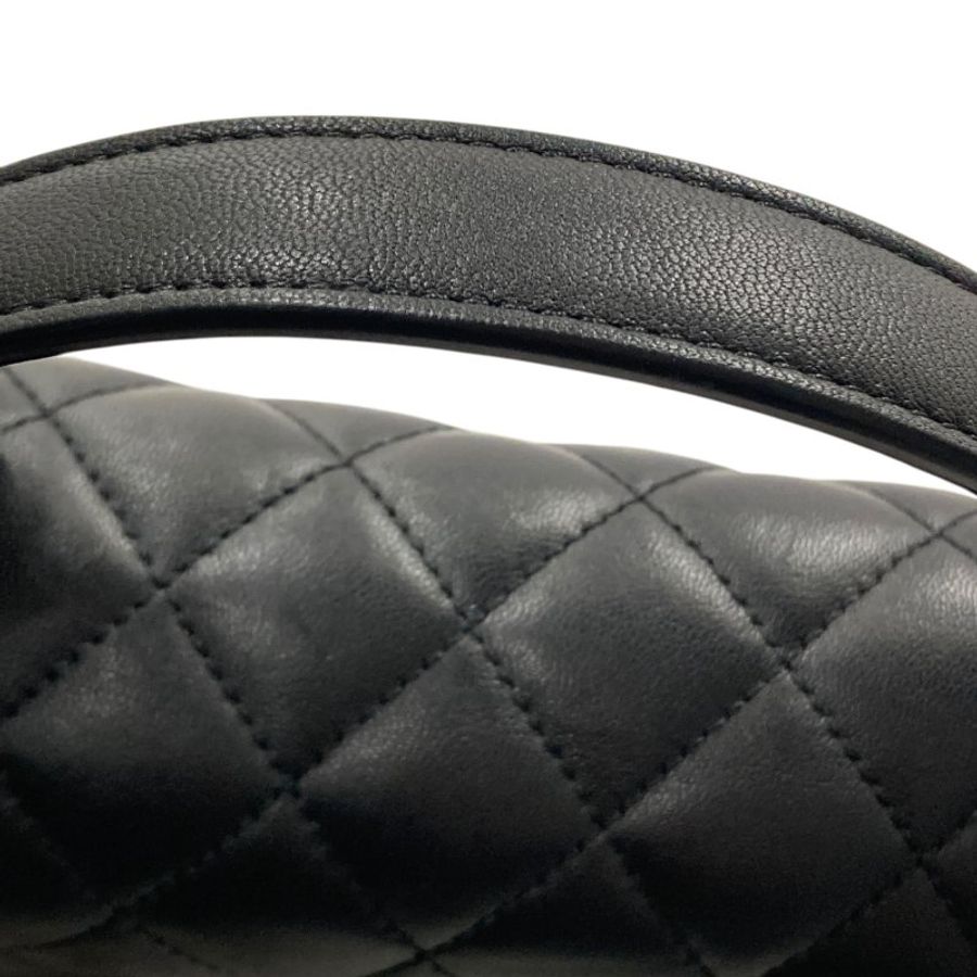 CHANEL 香奈兒 SS18 Citizen Chic 2WAY 羊皮 肩背包 黑色-24