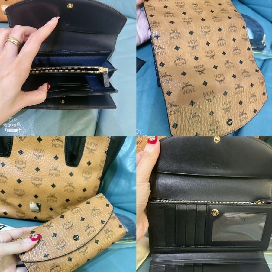 二手MCM 真皮手提肩背斜背包(贈送MCM皮夾)-33