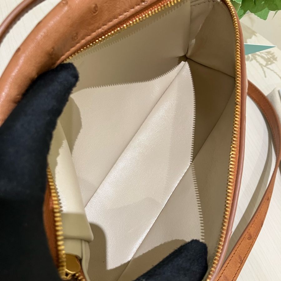 TK1861 LORO PIANA 諾悠翩雅經典鴕鳥皮手拿兩用包包OSTRICH L19 EXTRA POCKET POUCH-32