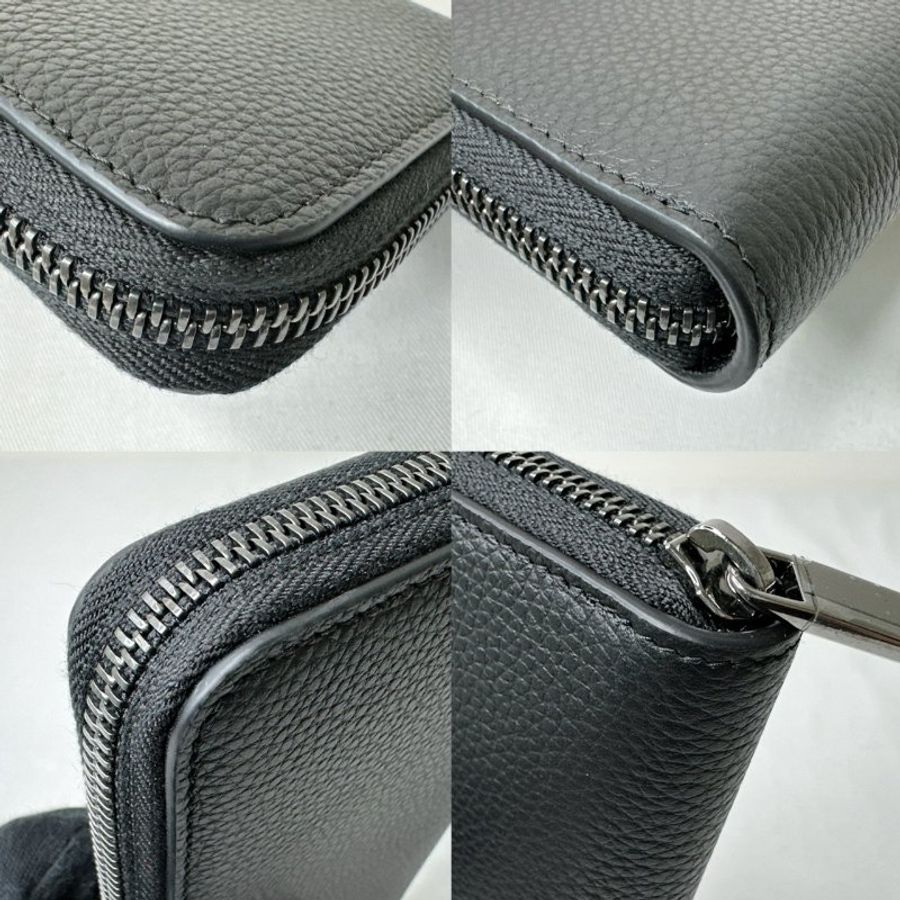 DIOR 全皮革直式拉鍊長夾-10