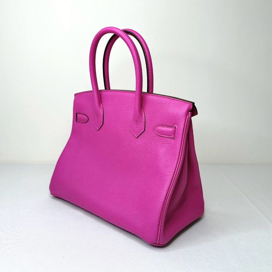 HERMES 全新玉蘭粉柏金Birkin 30-4