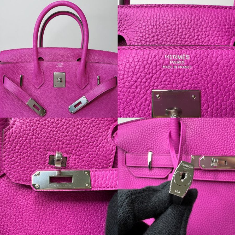 HERMES 全新玉蘭粉柏金Birkin 30-8