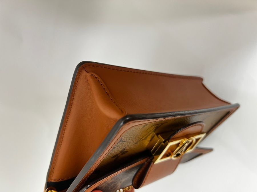 LV 雙色原花Dauphine金釦WOC斜背鏈包M68746-8