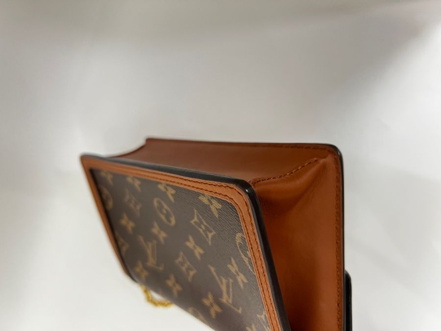 LV 雙色原花Dauphine金釦WOC斜背鏈包M68746-9