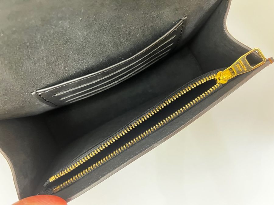 LV 雙色原花Dauphine金釦WOC斜背鏈包M68746-11