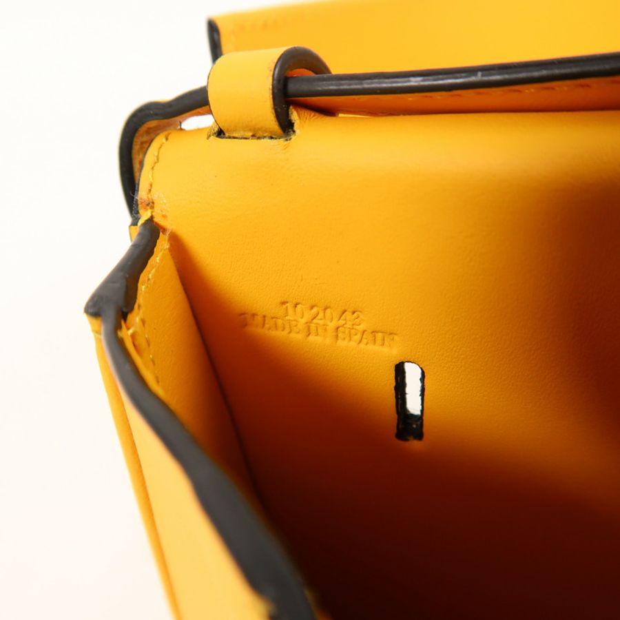 LOEWE 【激減優惠】牛皮皮革Loewe x Ken Price Heel La Palme銀扣肩背袋-8