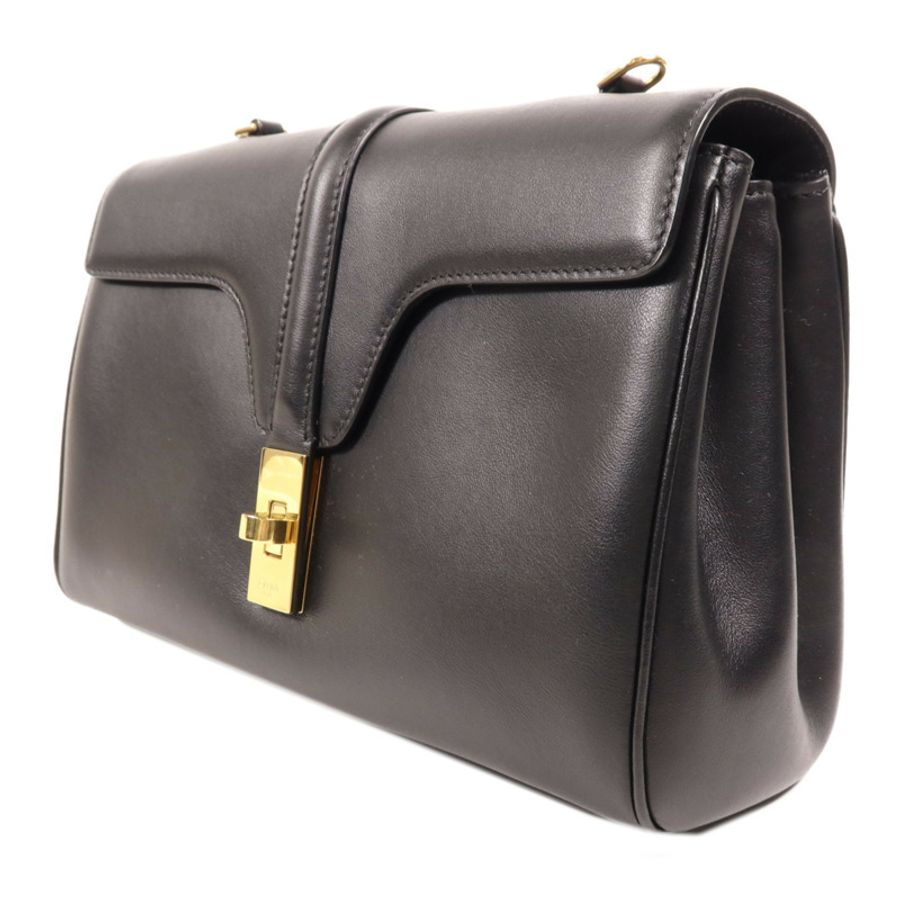 CELINE 【激減優惠】牛皮皮革Teen Soft金扣肩背袋-2