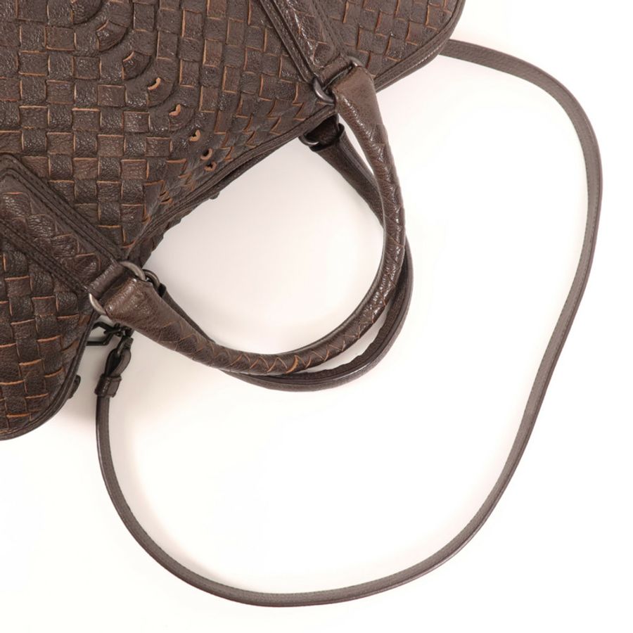 BOTTEGA VENETA 牛皮皮革2 Way Shoulder手挽肩背兩用袋-7