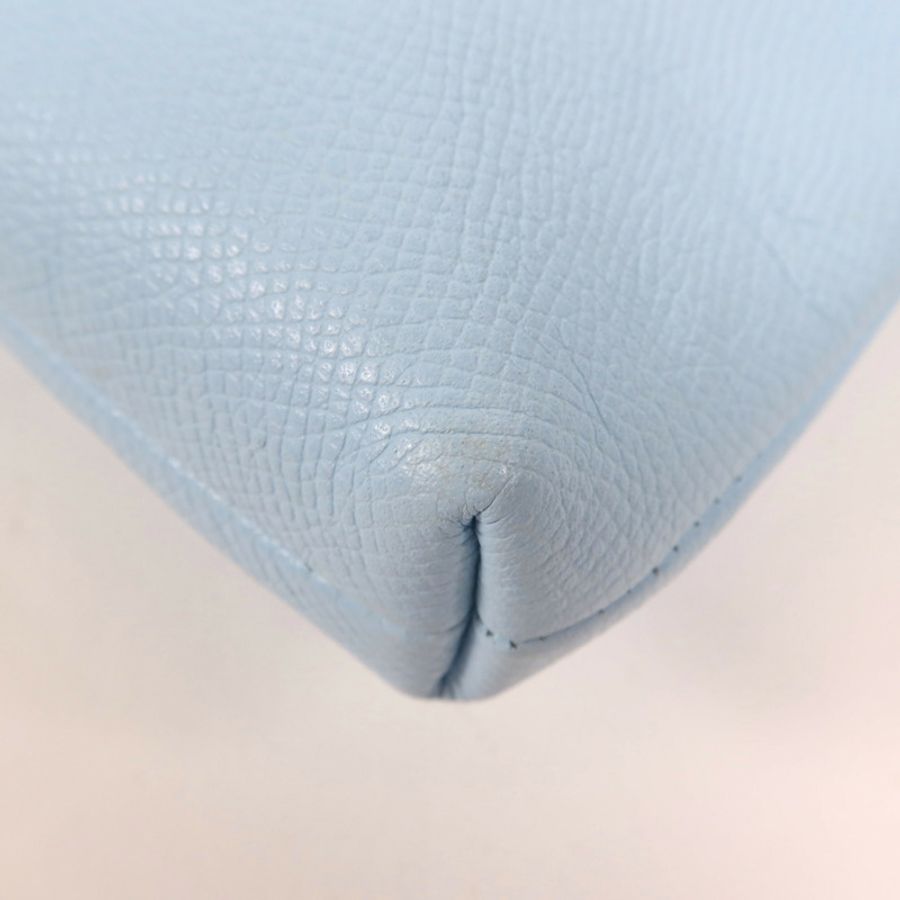 COACH 牛皮皮革Shoulder Bag銀扣肩背袋-10