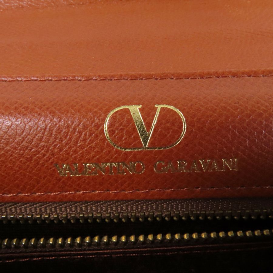 Valentino 【激減優惠】牛皮皮革2Way Shoulder Bag金扣手挽肩背兩用袋-5