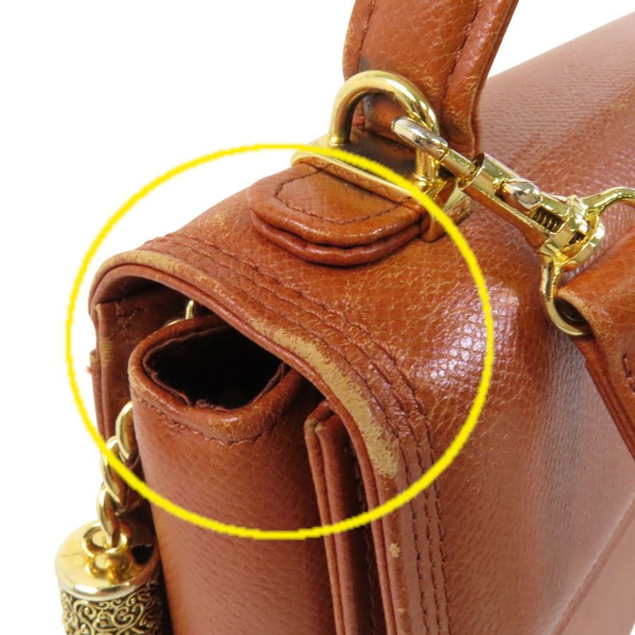 Valentino 【激減優惠】牛皮皮革2Way Shoulder Bag金扣手挽肩背兩用袋-23