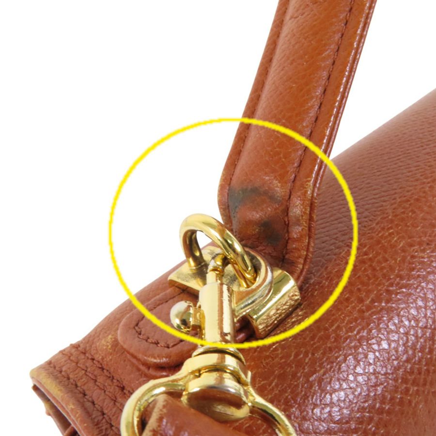 Valentino 【激減優惠】牛皮皮革2Way Shoulder Bag金扣手挽肩背兩用袋-24