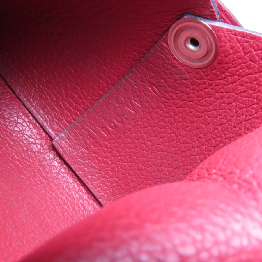 HERMES Chevre皮革Bastia Coin Purse銀扣零錢包-8