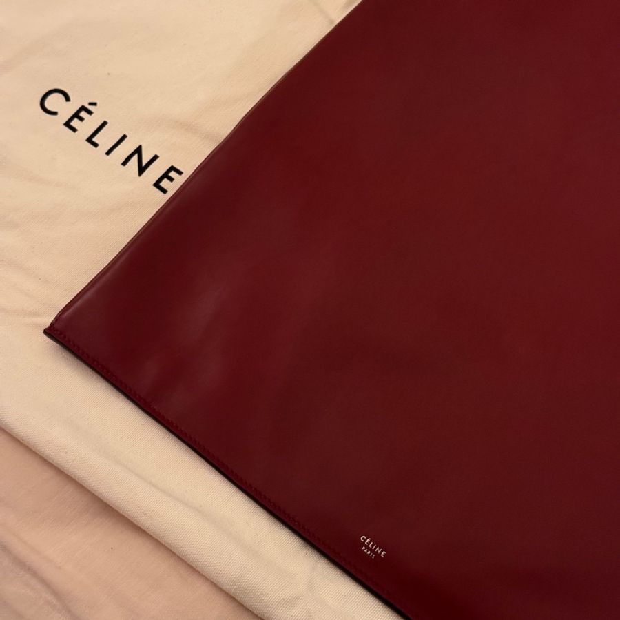 old celine 滑牛皮單肩包 全新-1