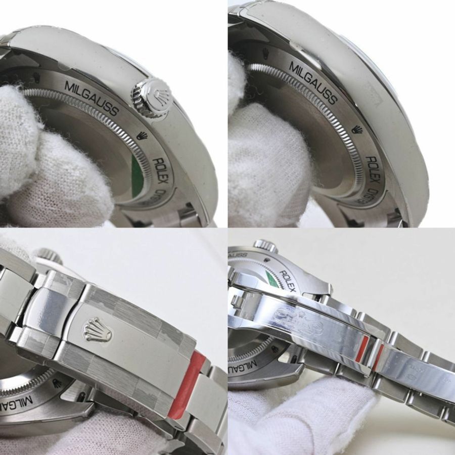 Rolex Milgauss Z 藍色款,隨機編號 116400GV,男士不鏽鋼腕錶,40132-7