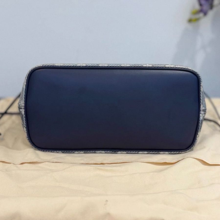 LV Neverfull中號炫光牛仔藍配色芯片款31*28*15 全新閒置配件塵袋-5