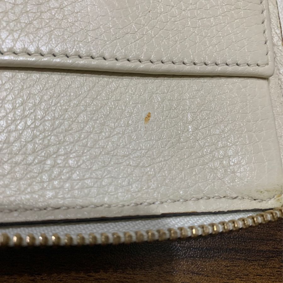 【降價】 GUCCI 象牙白 真皮 拉鍊長夾-16