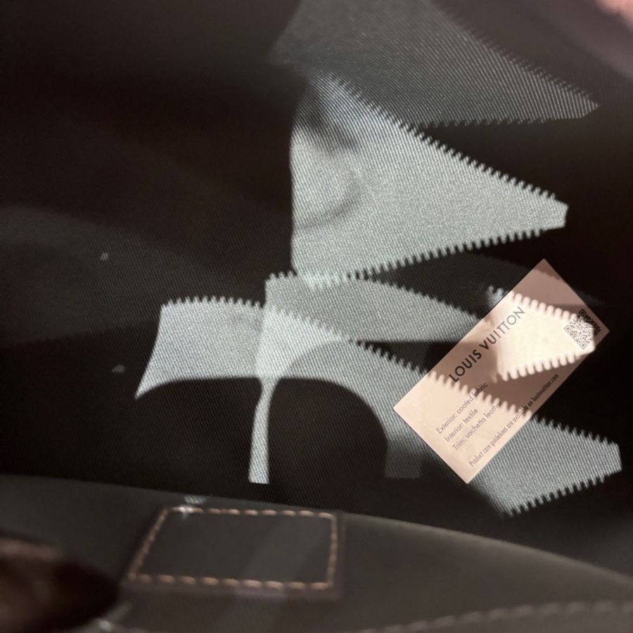 LV Keepall25牛仔限定款 丹寧藍色牛仔 約25 x 15 x 11-6