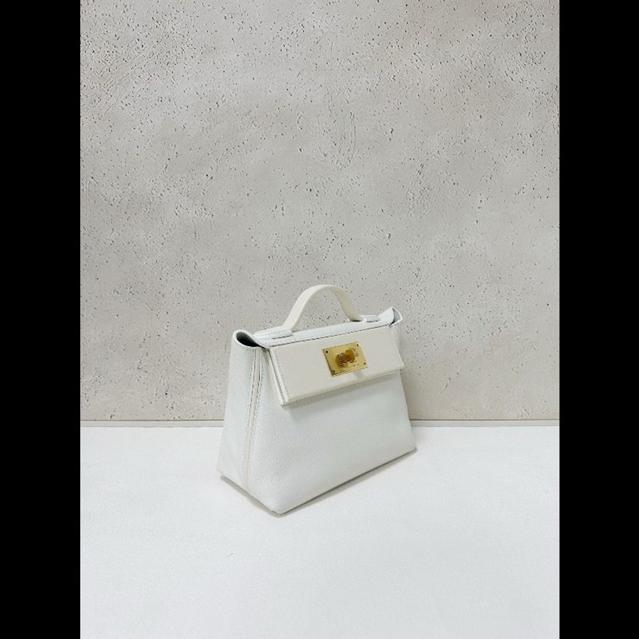 Hermes 2424mini
01純白拼nata奶油白-3