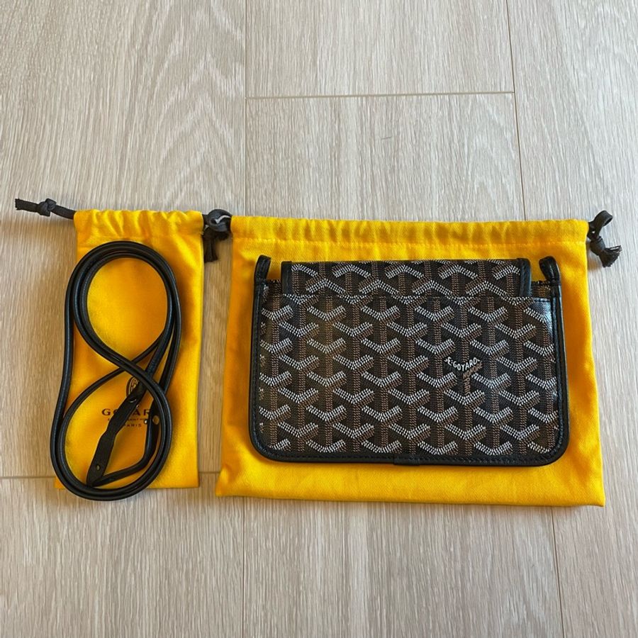 GOYARD PLUMET 黑色信封包-1