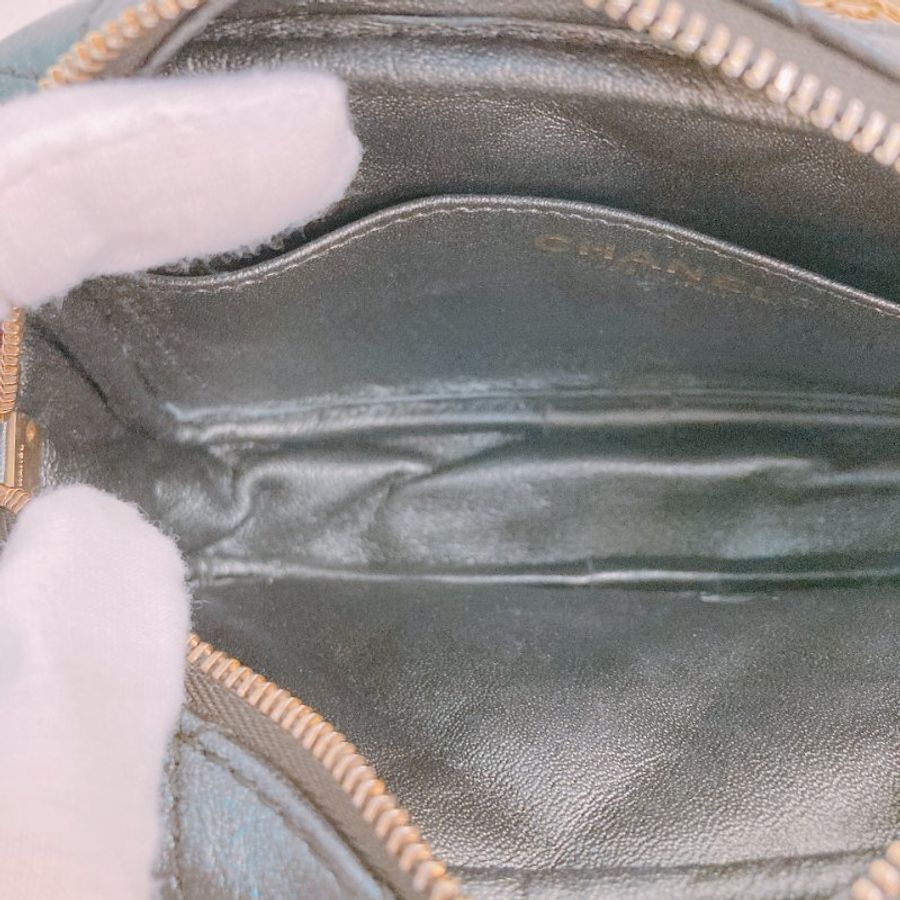 MS0369 Chanel 香奈兒菱格小牛皮皮革金扣鏈帶相機包木炭色 2.55 Camera Bag Aged Calfskin Charcoal x GHW-14