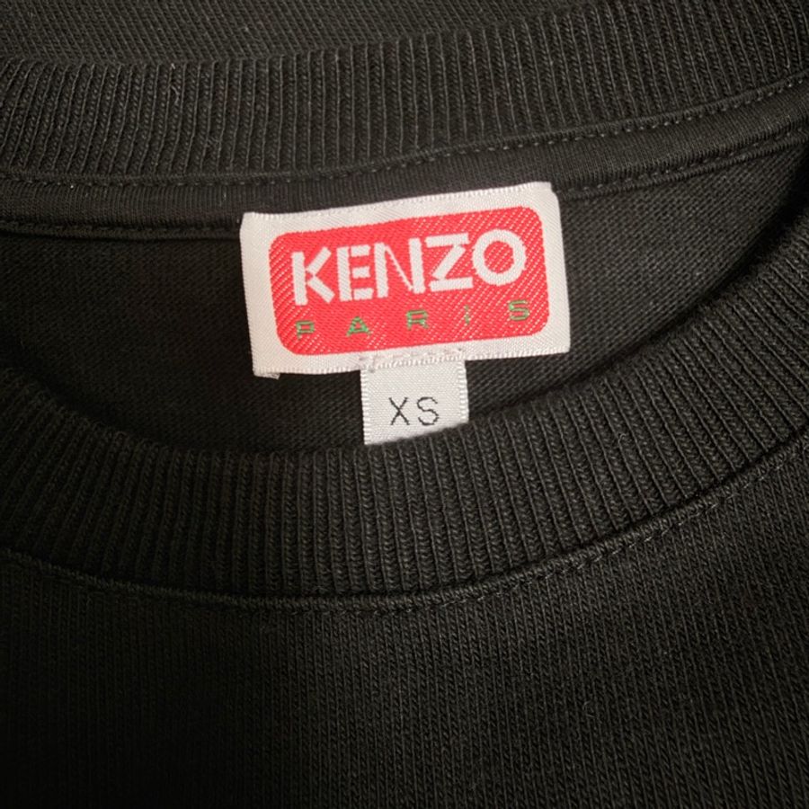 2)Kenzo正品黑色棉質上衣 XS-M可穿 9成新-5