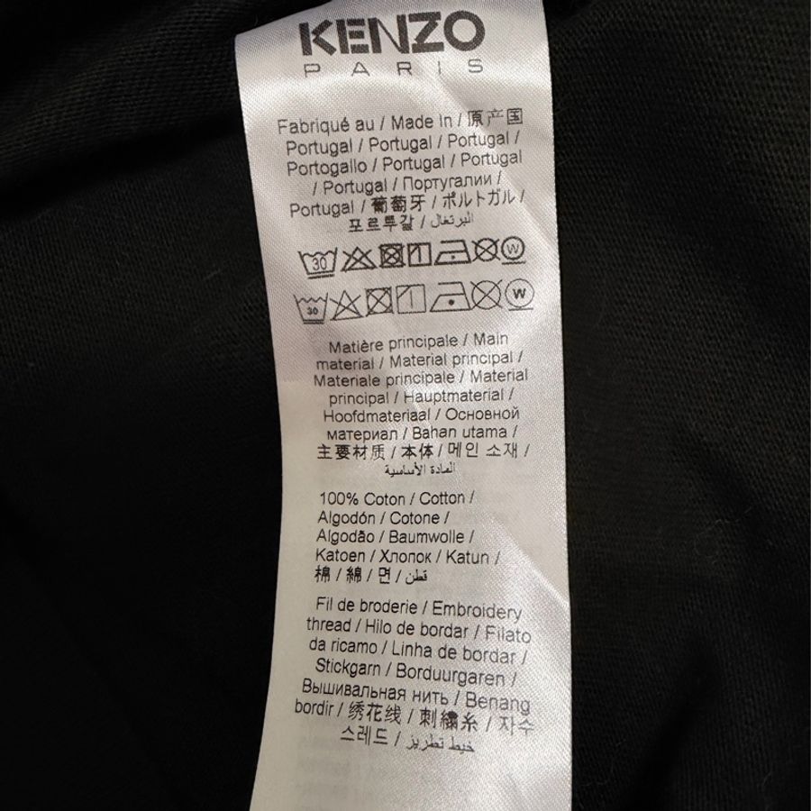 2)Kenzo正品黑色棉質上衣 XS-M可穿 9成新-7