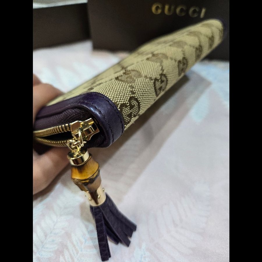 GUCCI竹節長夾-7