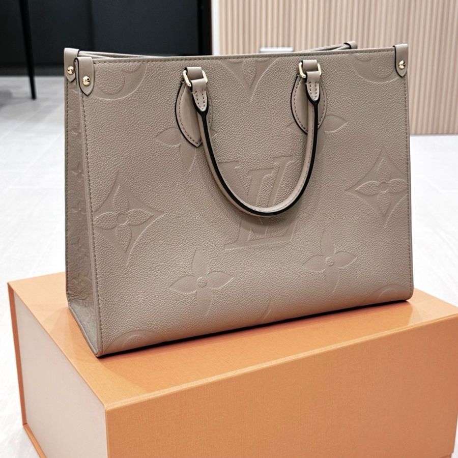LV onthego MM中號大象灰-0