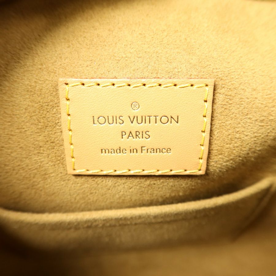 LOUIS VUITTON Monogram Boite Chapeau Souple金扣肩背袋棕色-6