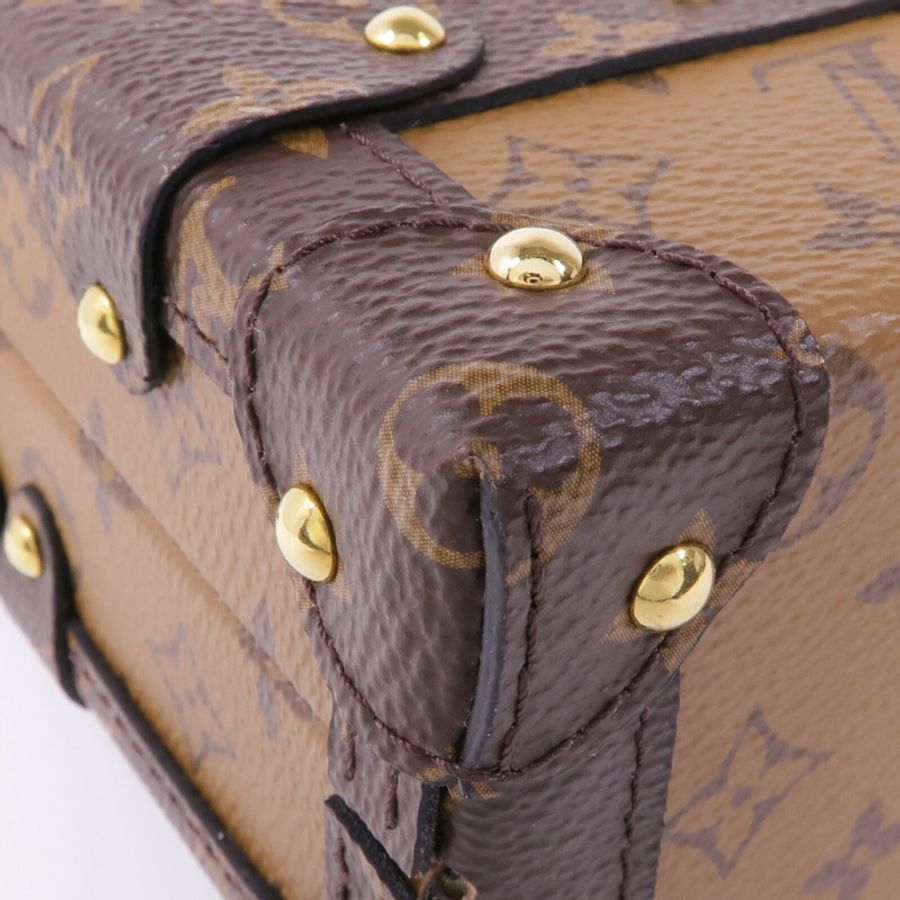 LOUIS VUITTON 【激減優惠】Monogram Reverse Petite Malle金扣肩背袋-8