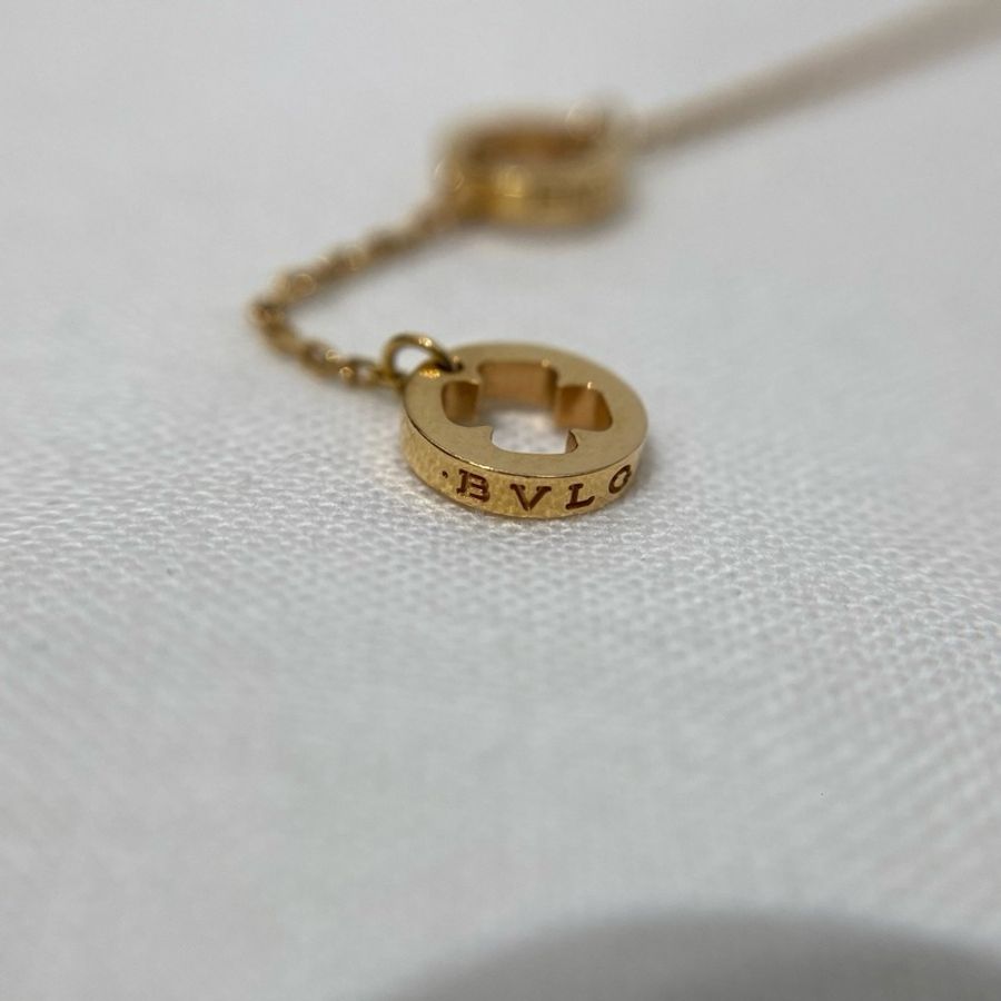 Bvlgari 詠綻系列 鑲鑽花朵項鍊-8