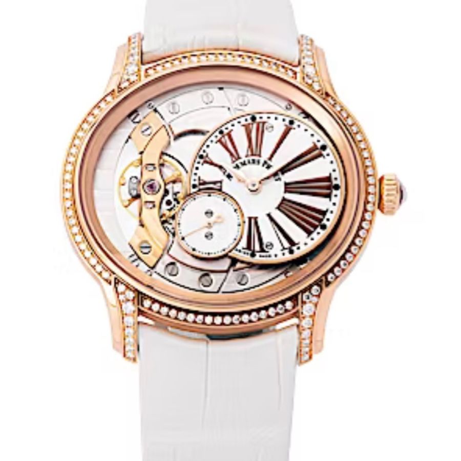 💎【HELYN 精選】 Audemars Piguet 愛彼 Millenary 77247OR 玫瑰金鏤空女錶 三色原裝錶帶組合|停產絕版|原價 NT$ 1,013,000 |HELYN 典藏級入選款-1