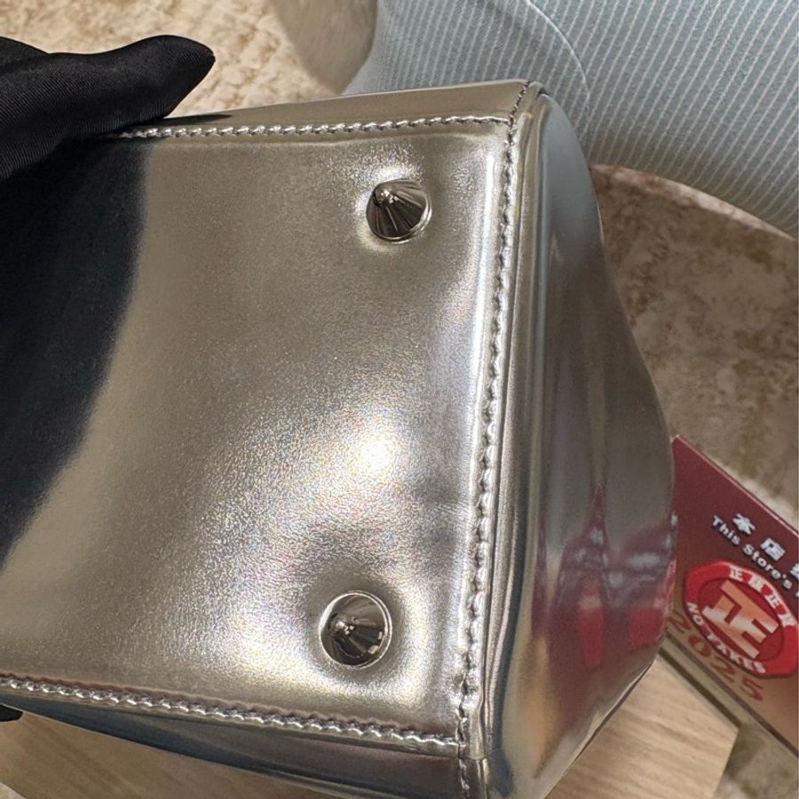 Lady Dior Sliver皮革 二手-5