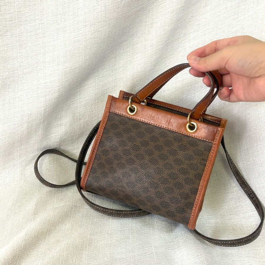 Celine 凱旋門中古拉鍊小盒子-4