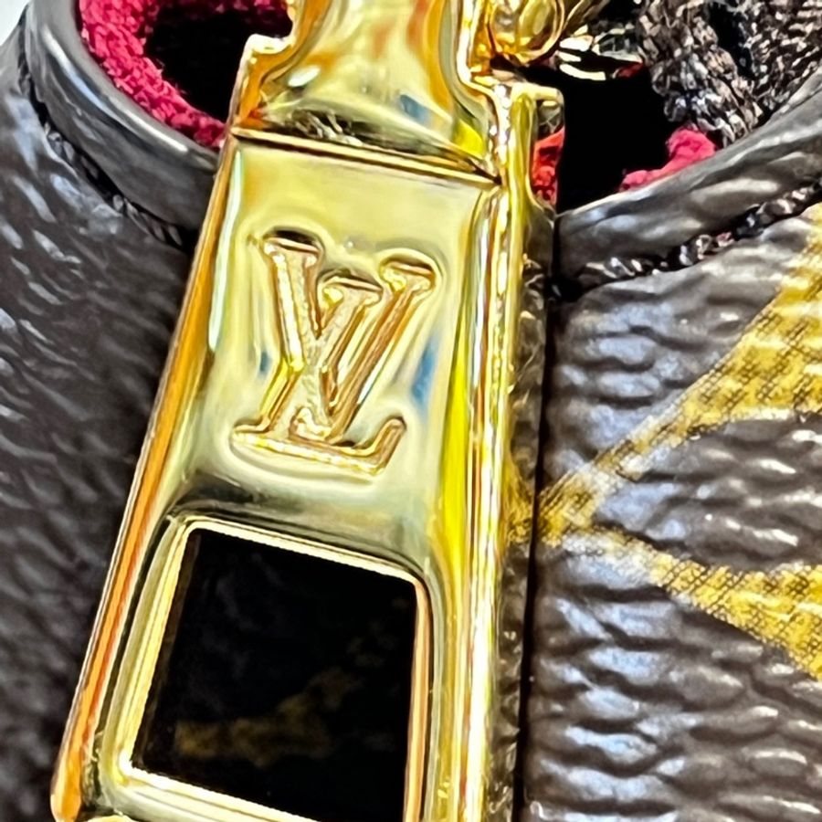 LV 原花 Petit Palais金釦手提斜背包-12