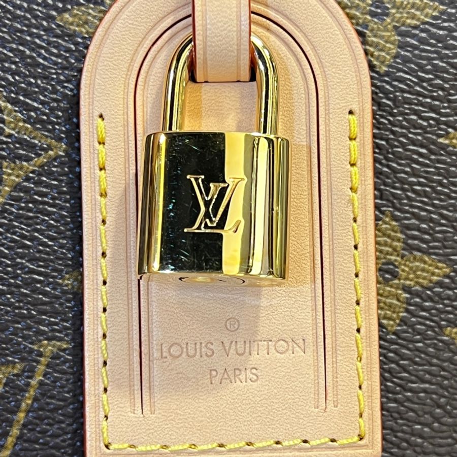 LV 原花 Petit Palais金釦手提斜背包-13
