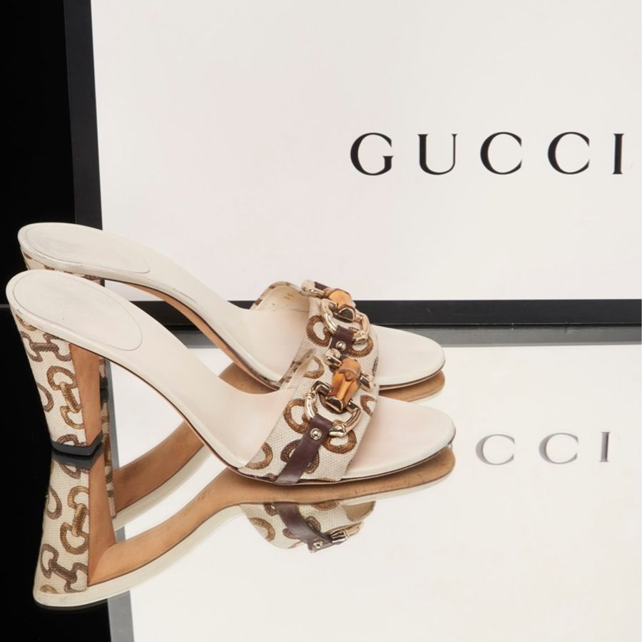 Gucci - 有跟涼鞋- 尺寸：EU 38.5-0
